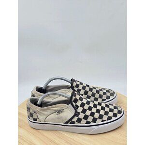 Vans Slip On Checkerboard Shoes Womens Sz 8